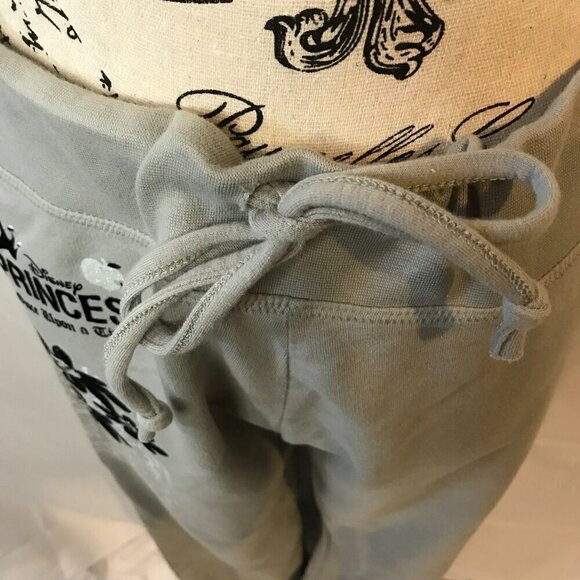 Disney Parks Disney Princess Gray Sweatpants adult Large "Happily Ever After" - Picture 4 of 13